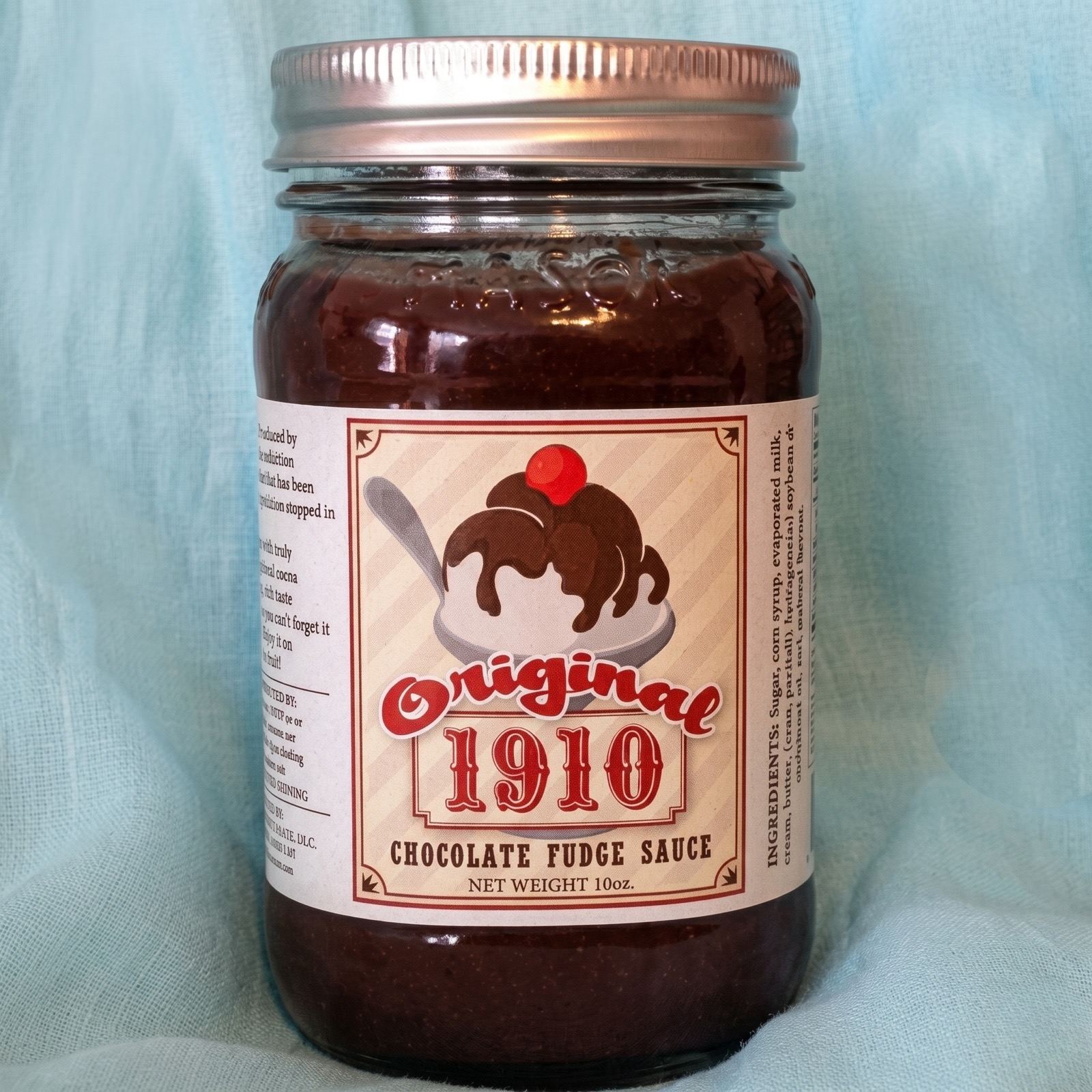 Fudge sauce product label